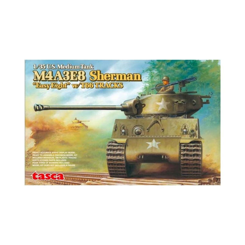 1/35 U.S. Medium Tank M4A3E8 Sherman Asuka 35-020