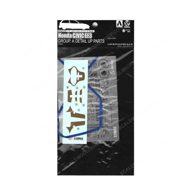 1/24 Etching For Honda Civic EF3 1989 Piaa. Beemax E24005