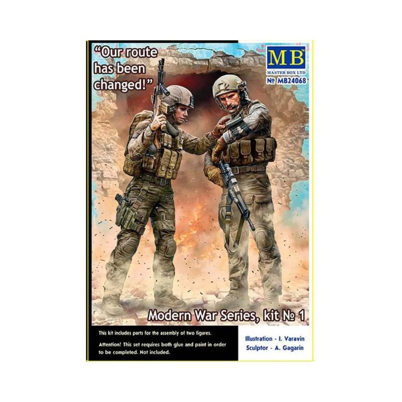 Master Box Modern War 1 Our Route has been changed (1/24) MB-24068