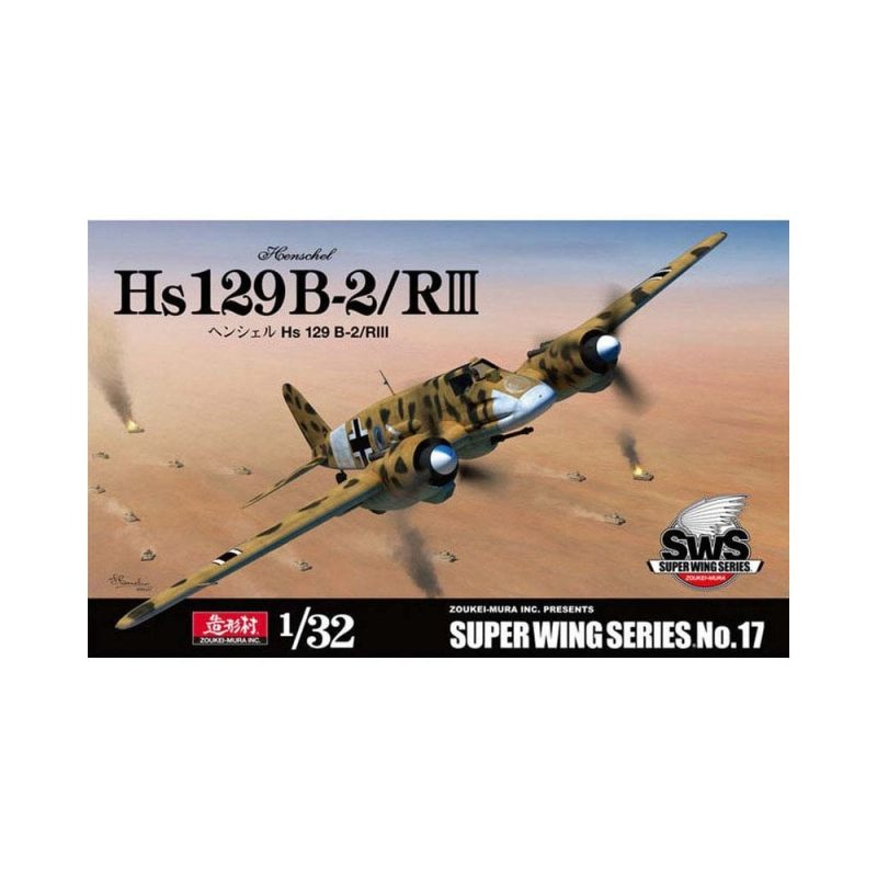 Zoukei-Mura Henschel Hs 129 B-2/R (1/32) SWS17