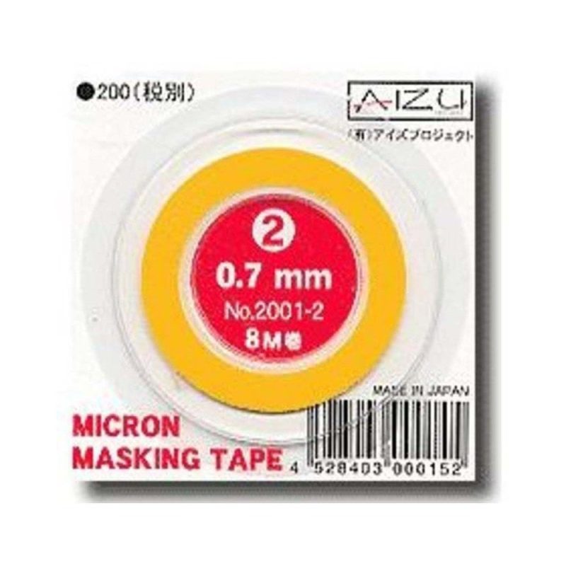 0.7mm x 8m Micron Masking Tape Aizu 2001-2