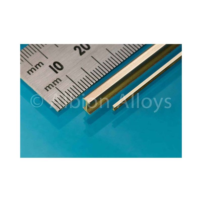 Albion Alloys Brass I Beam (6mm x 3mm) (1/35) (1pk) IB6