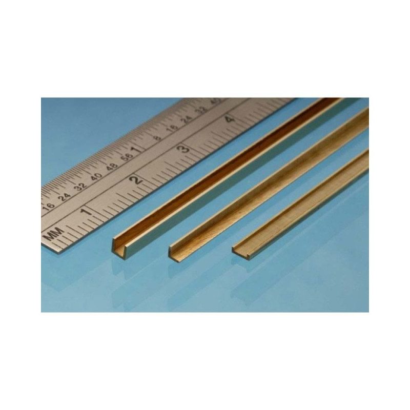 Albion Alloys Brass U Channel (1.0mm) (1pk) UC1