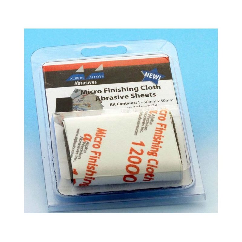 Albion Alloys Abrasive Sheets Micro Finishing Cloth 2050A