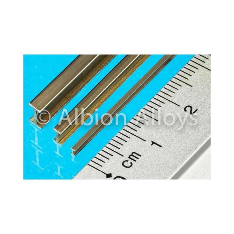 Albion Alloys Brass I Beam (4mm x 2mm) (1pk) IB4