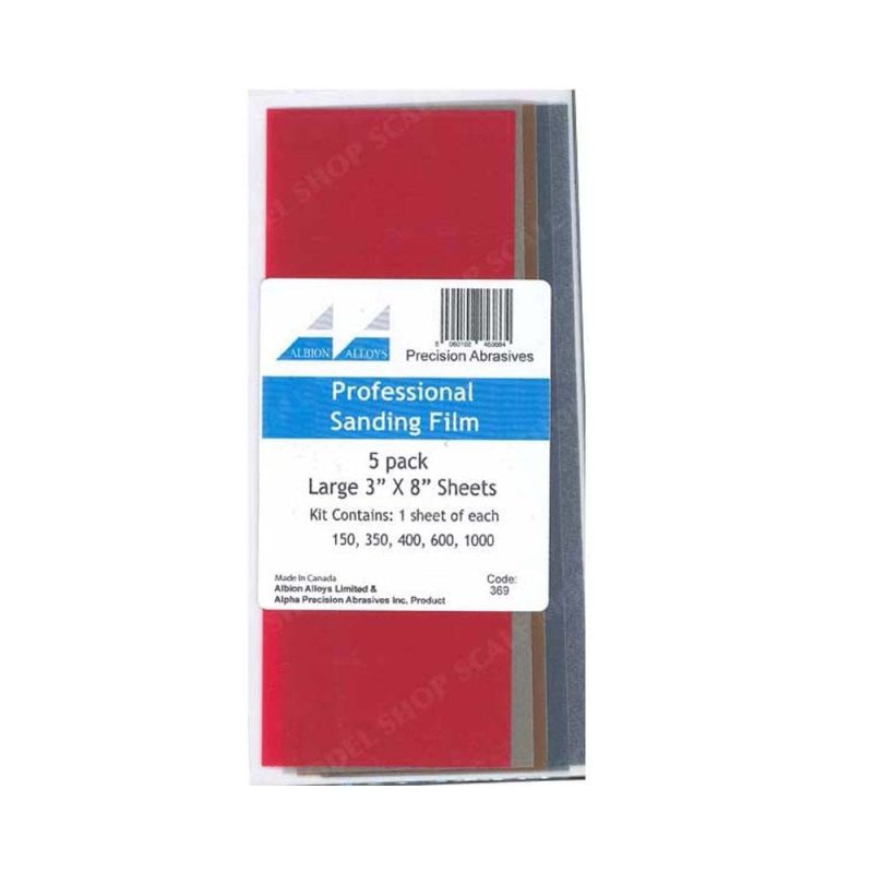 Albion Alloys Professional Sanding Film Kit 369