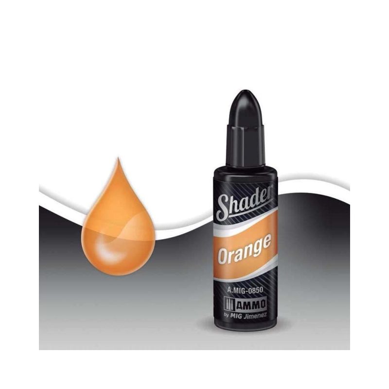 10ml Orange Acrylic Shader Ammo A.MIG-0850