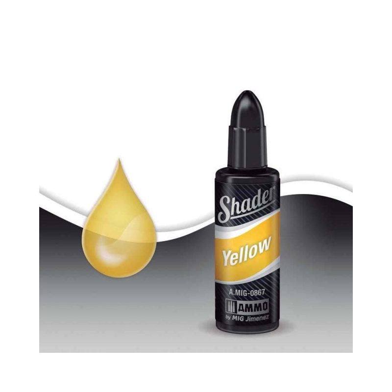 10ml Yellow Acrylic Shader Ammo A.MIG-0867