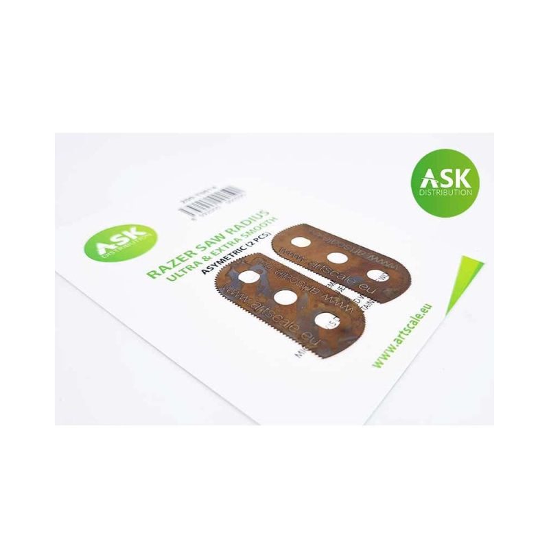 Ultra & Extra Smooth Asymmetric 100/65 Teeth 2pc ASK 200-T0014