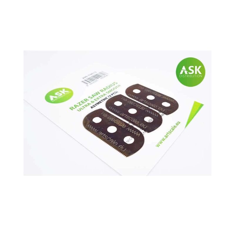 Ultra & Extra Smooth Asymmetric 100/65 Teeth 3pc ASK 200-T0015