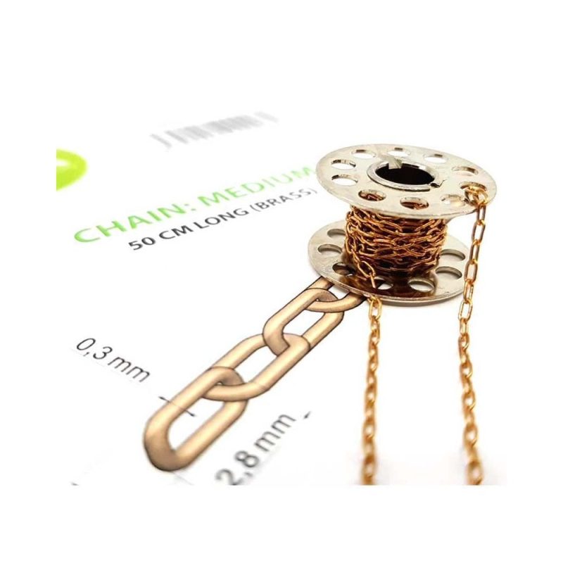 Chain: Medium - 50 cm Long (Brass) ASK 200-T0235