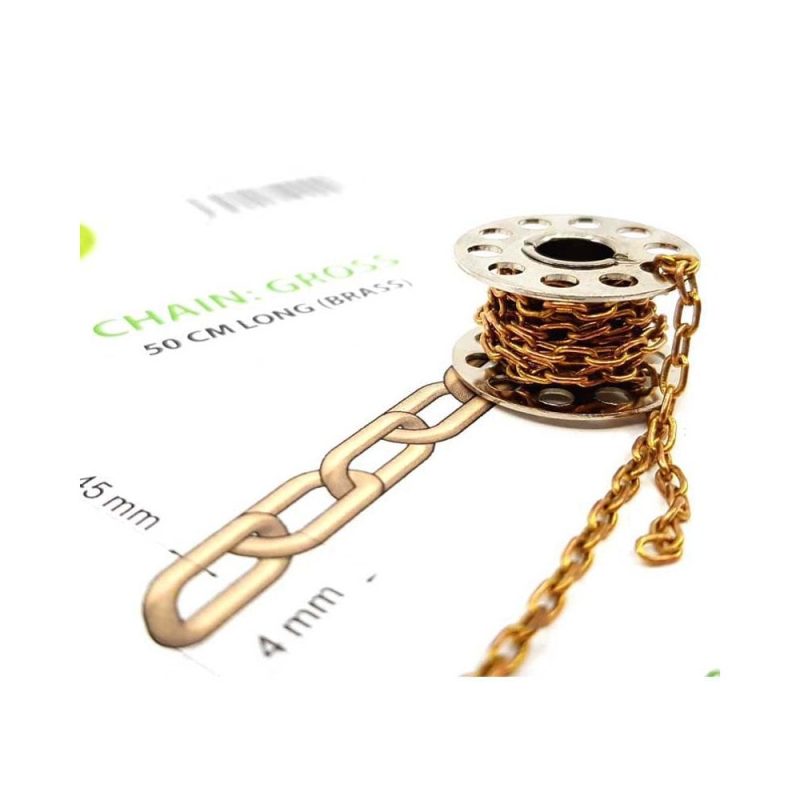 Chain: Gross - 50 cm Long (Brass) ASK 200-T0260