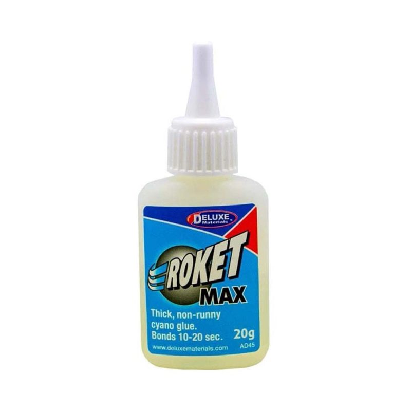 Deluxe Materials Max Roket Cyanoacrylate [Blue] (20g) AD-45