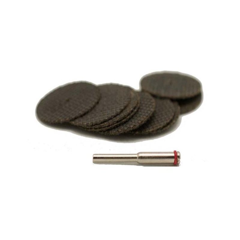 10pk Reinforced Cutting Discs and Mandrel Expo Tools A16788