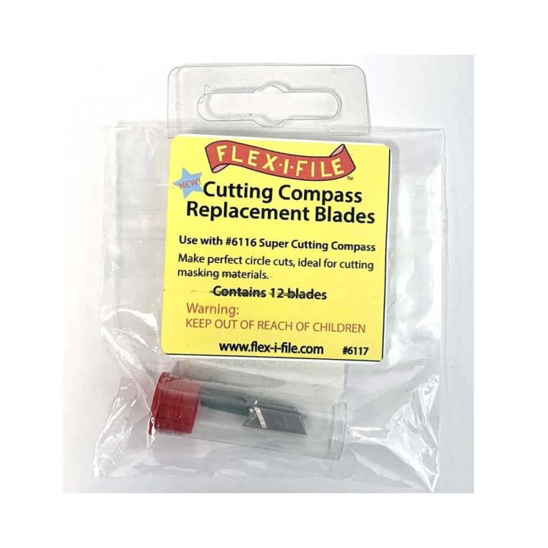 Flex-i-File 12x Spare Blades for 6116 Compass Cutter |6117