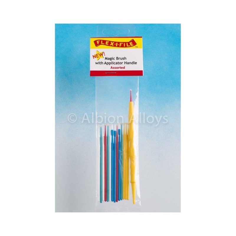 Flex-i-File Magic Brush - Assorted Pack + Applicator Handle |MB05