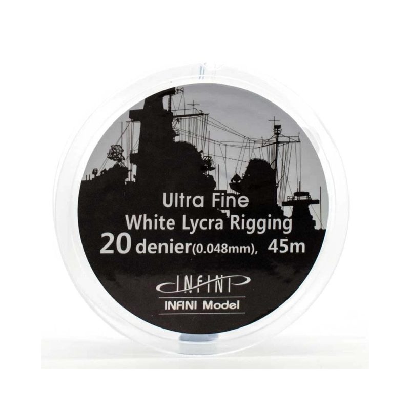 1/700 (145ft) White Ship Rigging Ultra Fine Infini Model IR-0202W