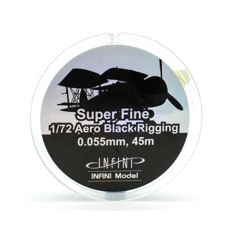1/72 (145ft) Black Aero Rigging Super Fine Infini Model IR-7200B