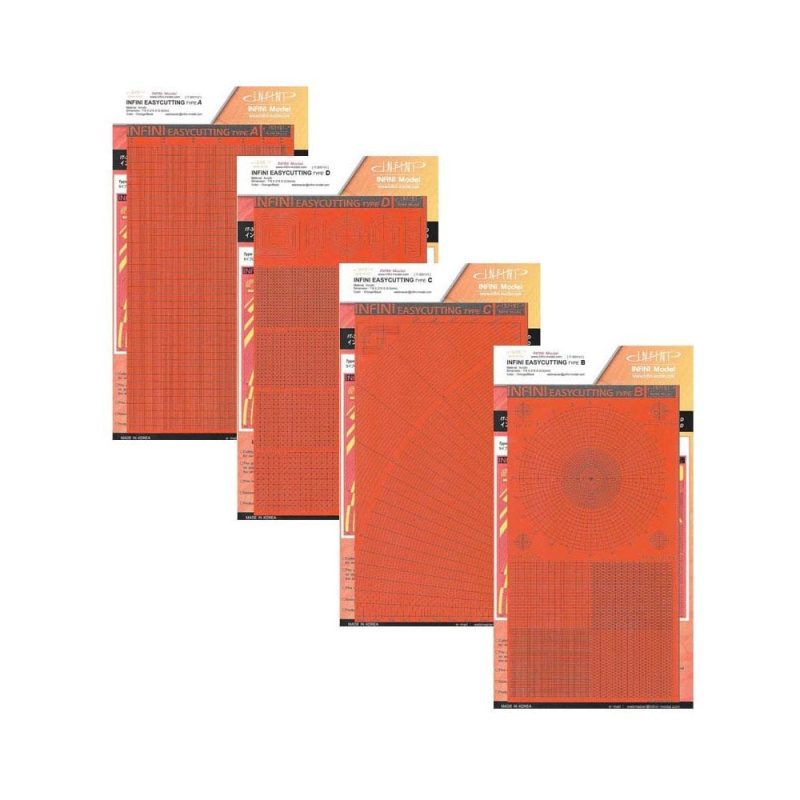 4x Easy Cutting Mat Type A,B,C,D Infini Model