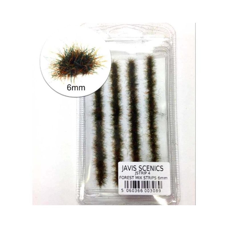 Javis Static Grass Strips Forest (6mm) JSTRIP4