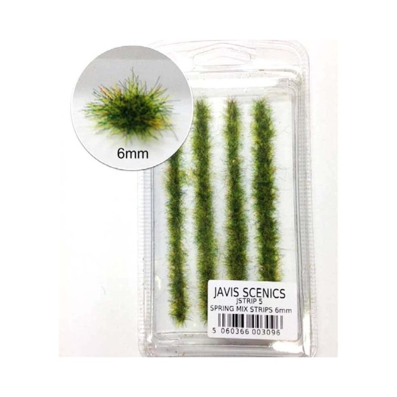 Javis Static Grass Strips Spring (6mm) JSTRIP5