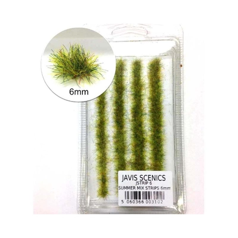 Javis Static Grass Strips Summer (6mm) JSTRIP6