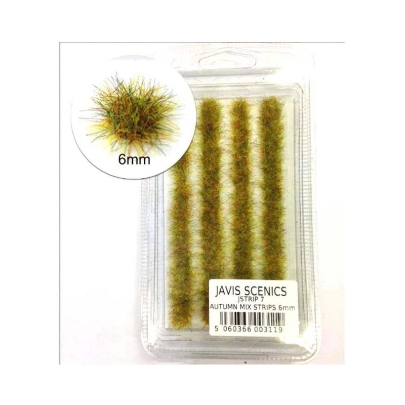 Javis Static Grass Strips Autumn (6mm) JSTRIP7