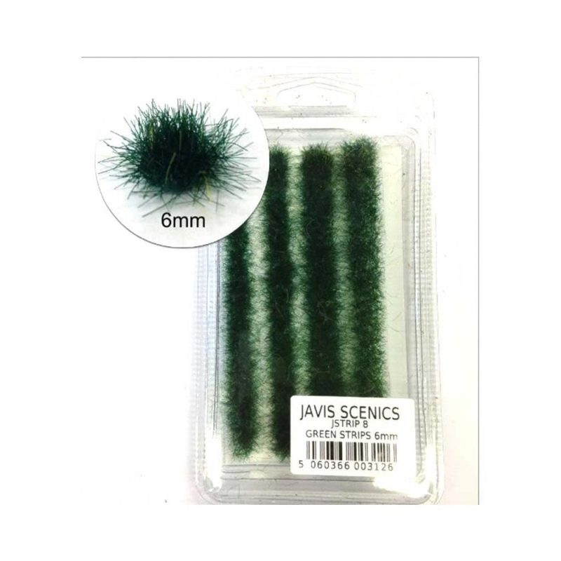 Javis Static Grass Strips Green (6mm) JSTRIP8