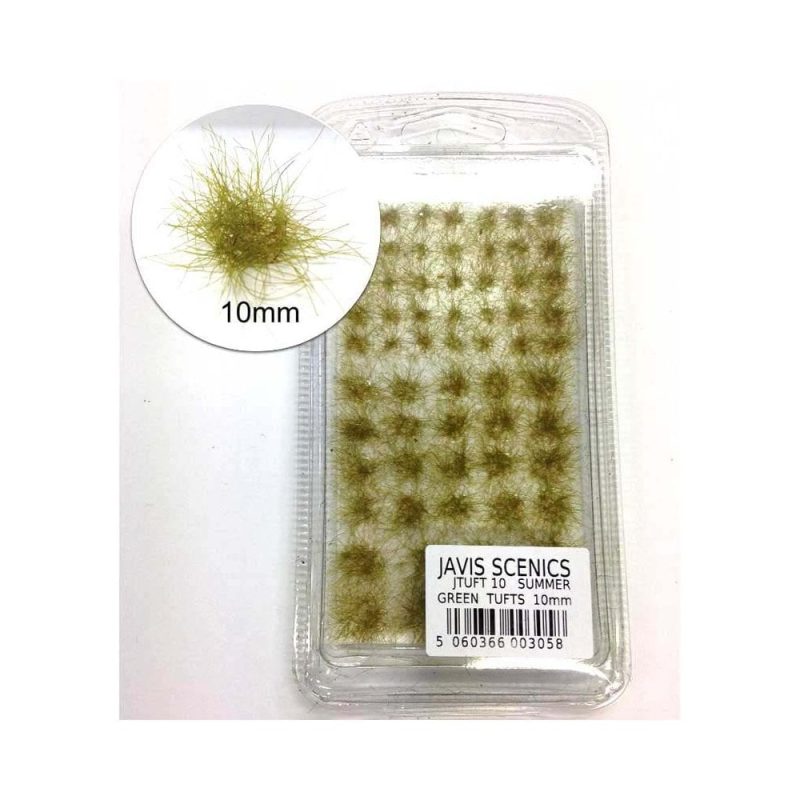 Javis Static Grass Tufts Summer Green (10mm) JTUFT10