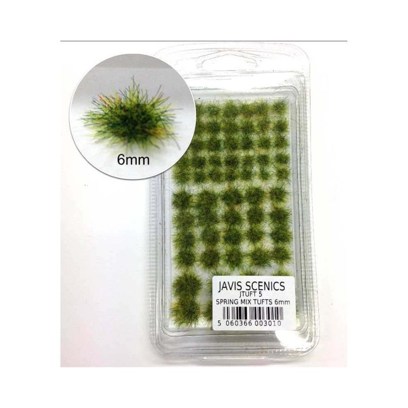 Javis Static Grass Tufts Spring (6mm) JTUFT5