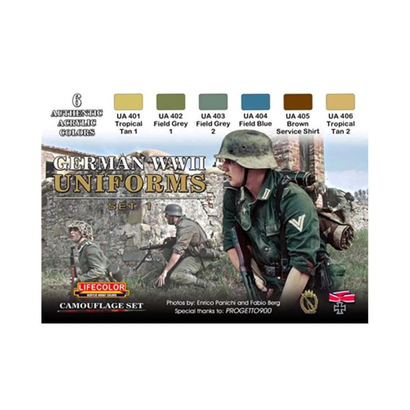 LifeColor German WWII Uniforms Set 1 CS-04