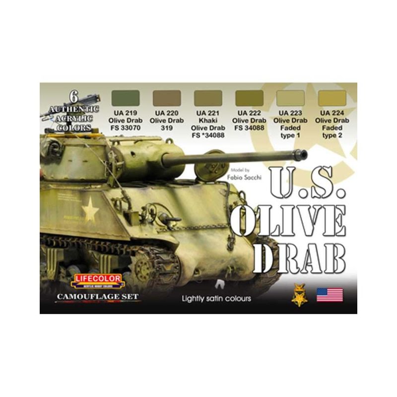 LifeColor U.S. Olive Drab Set CS-11
