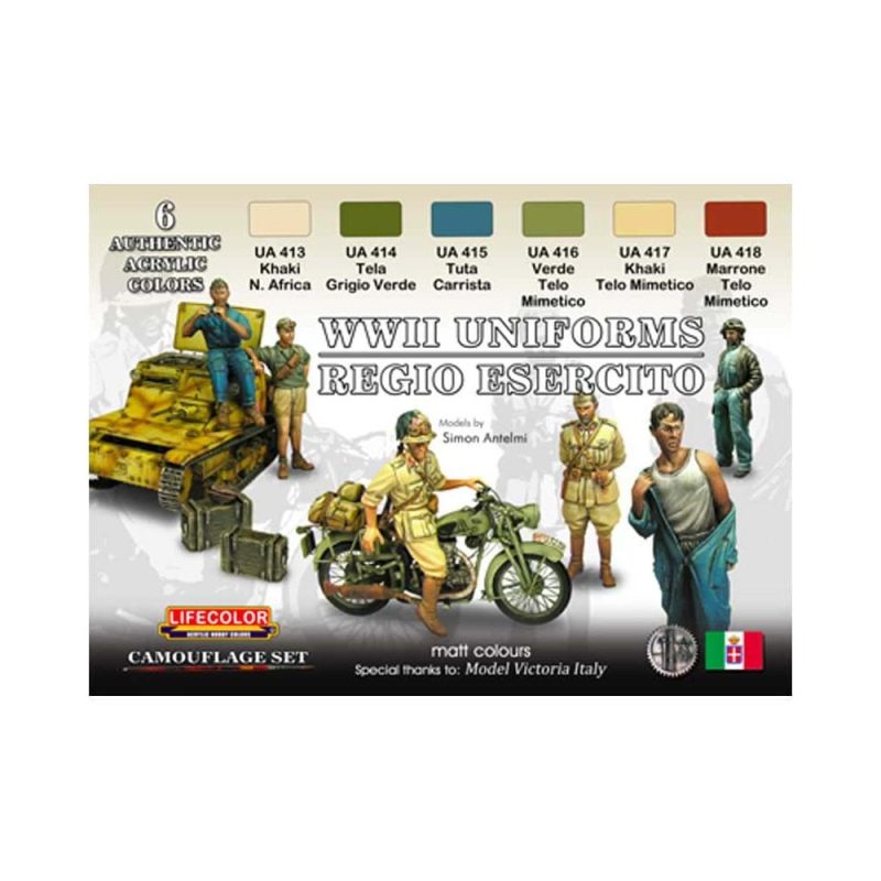 LifeColor Italian WWII Regio Esercito Uniforms Set CS-14