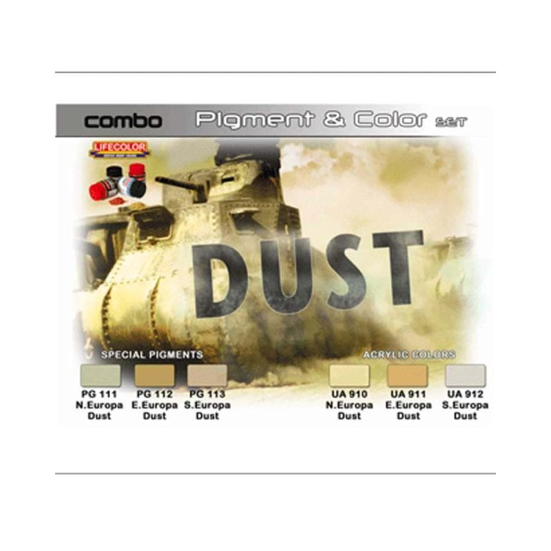 LifeColor Dust Pigment & Colour Combo Set SPG04