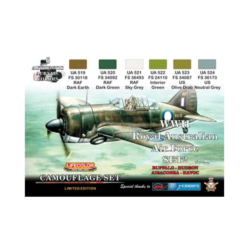 LifeColor WWII RAAF Set 2 XS02