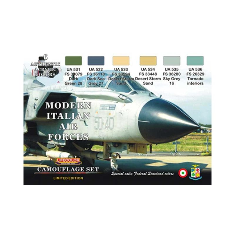 LifeColor Modern Italian Air Forces Set XS07