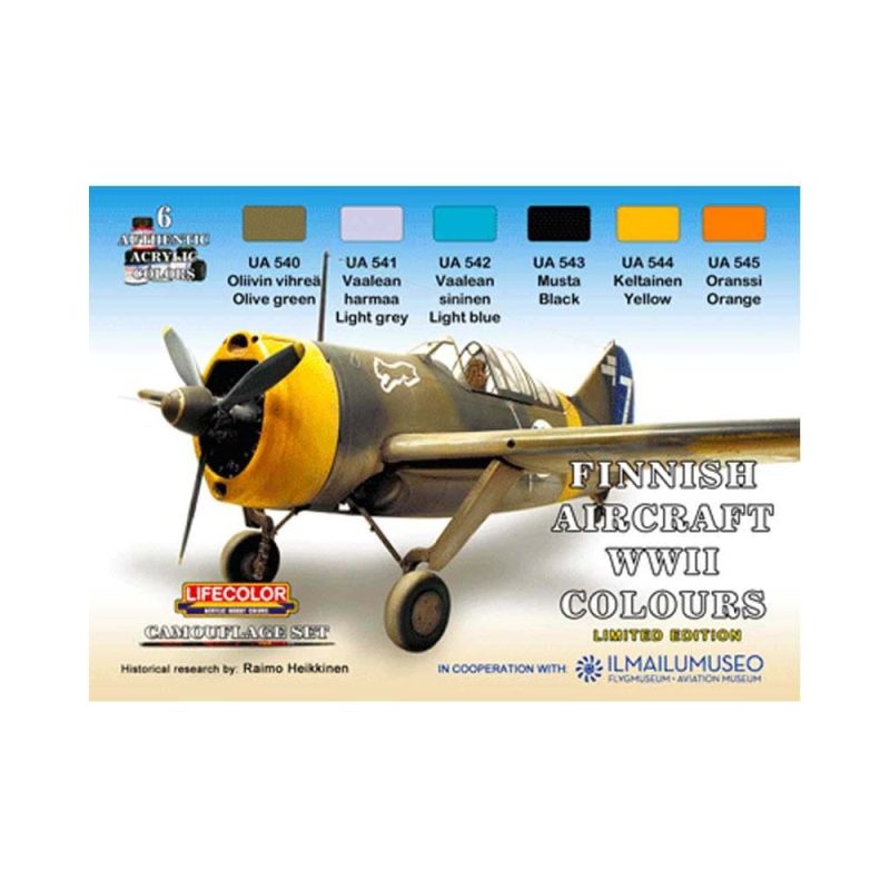 LifeColor Finnish WWII Aircraft Set XS09