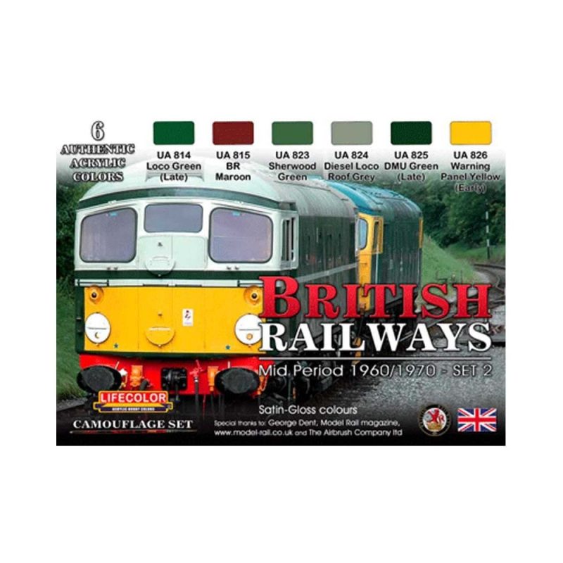 LifeColor British Railways Mid Period Set 2 XS11