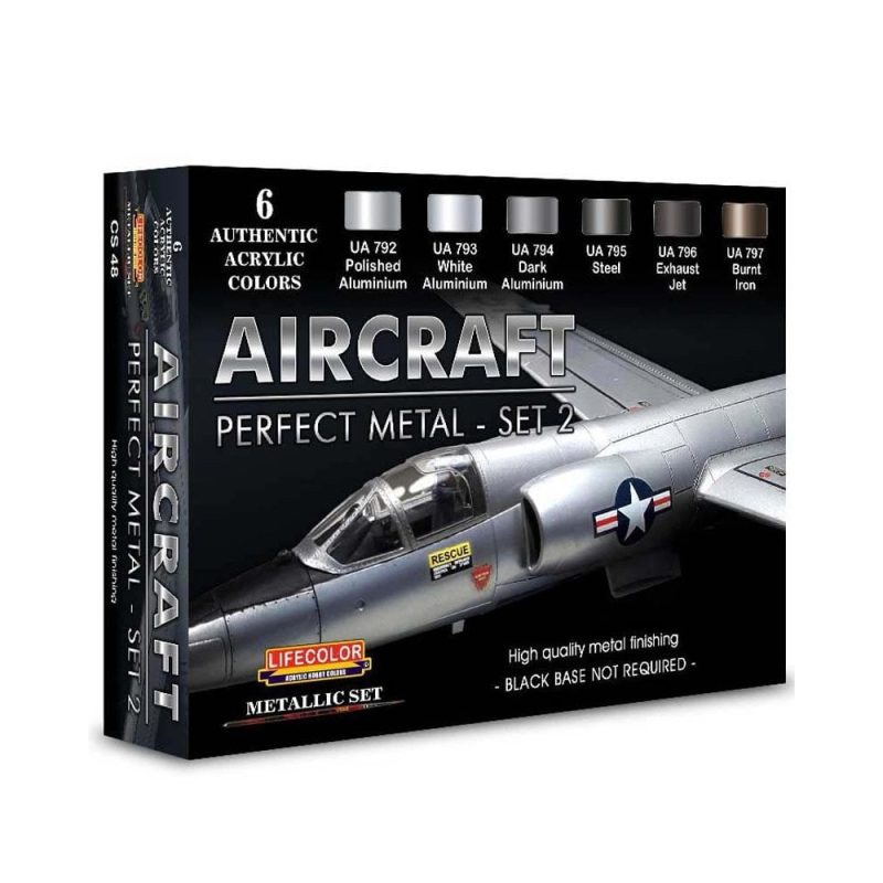 LifeColor Aircraft Perfect Metal Set 2 CS-48