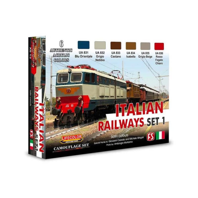 LifeColor Italian Railways Set 1 XS13