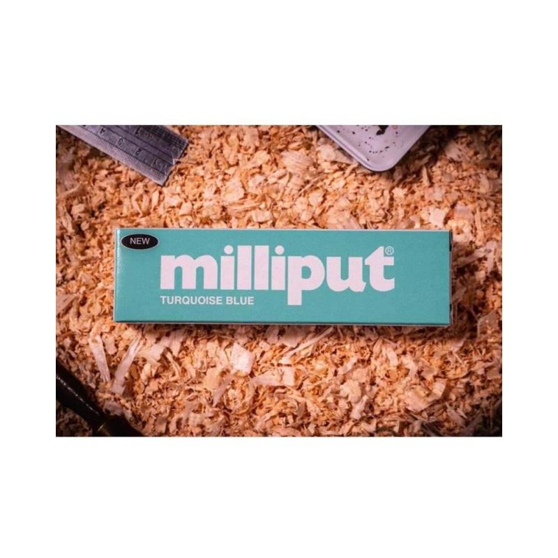 113g 2 Part Epoxy Putty Turquoise Blue Milliput MILLTB