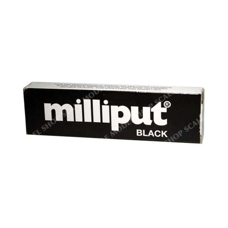 113g 2 Part Epoxy Putty Black Milliput MP805