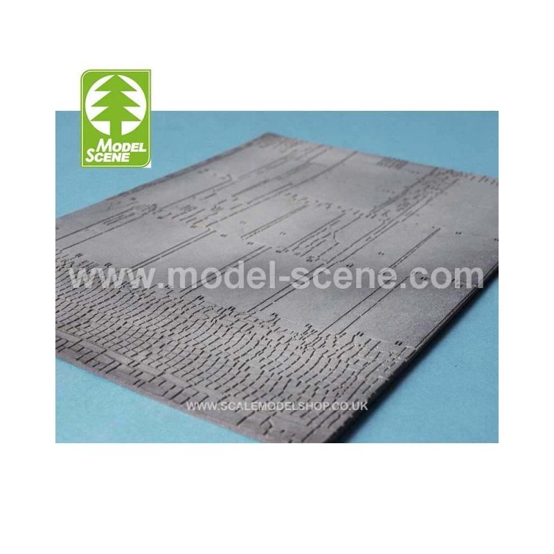 1/72-1/87/HO Concrete and Stone Base (120x180mm) Model Scene 48750