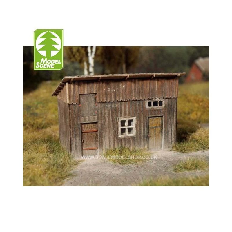 1/87 - HO - Wooden Shed (Kit) Model Scene 98506