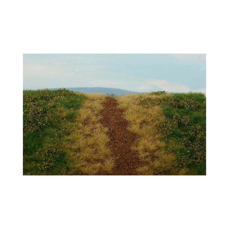 Grass Mat Premium - Embankment - Spring With Dry Turfs Mat 18X28cm Model Scene F551