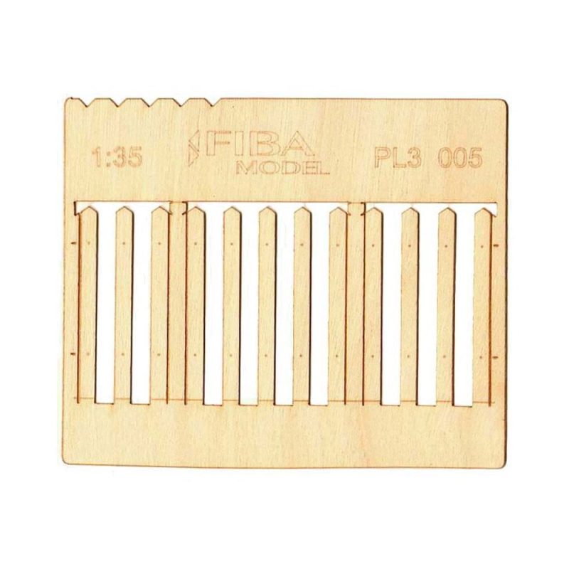 Picket Fence Medium Plank (2pcs) Model Scene PL3-005