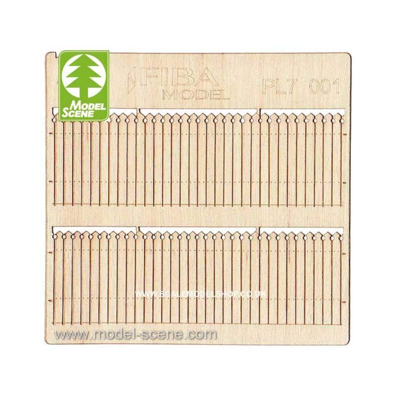 1/72 Wooden Fences - Decorative European Wooden Model Scene PL7-001