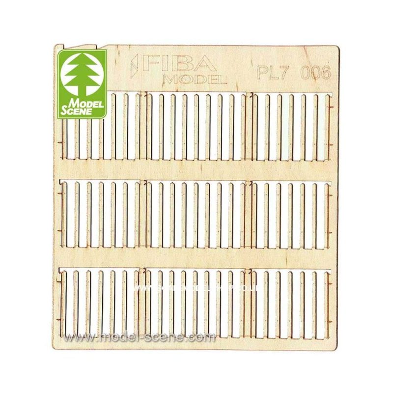 1/72 Wooden Fences - Picket - Narrow Plank Model Scene PL7-006