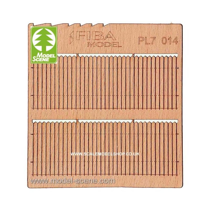 1/72 Wooden Fences - Stockade (Tall) Model Scene PL7-014
