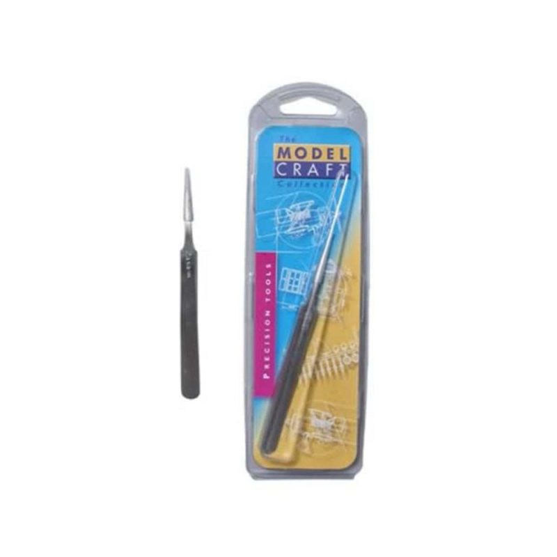 Size 3 Tweezers Stainless Steel Modelcraft S-PTW218/3
